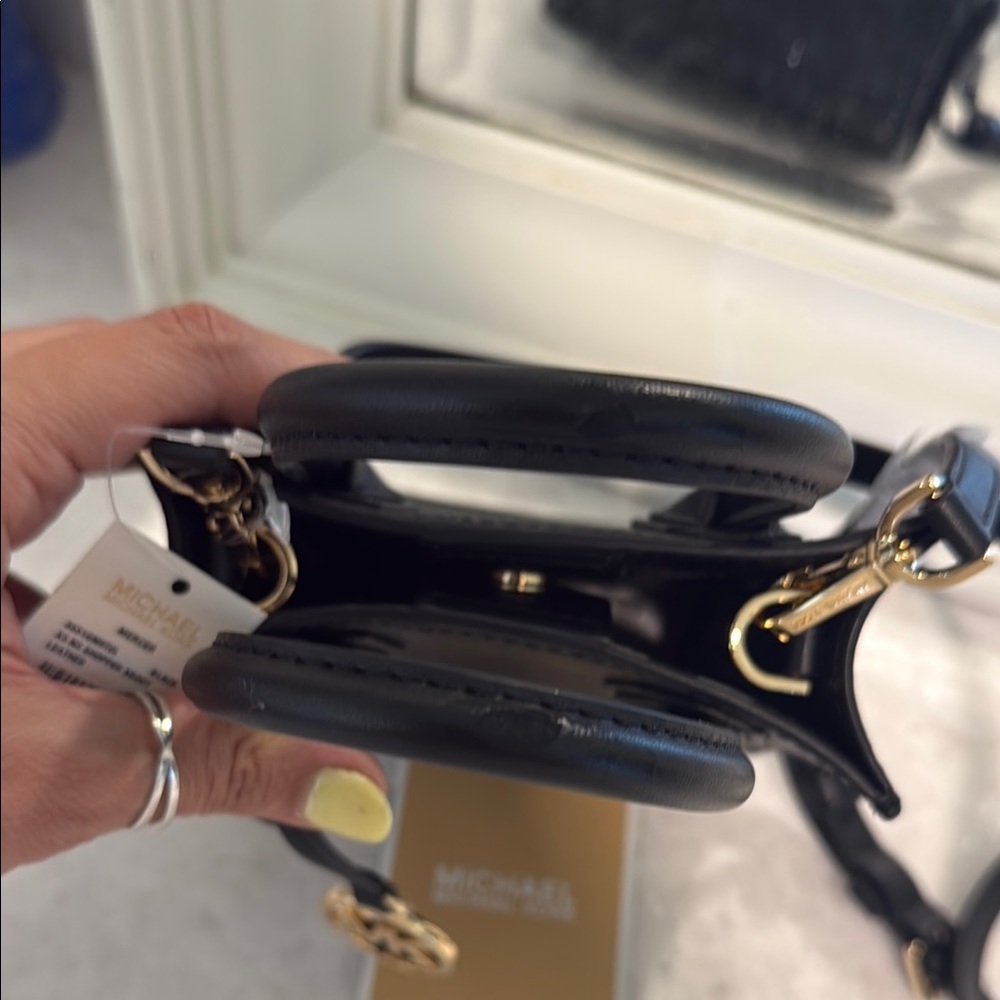 Mercer Extra-Small Pebbled Leather Crossbody Bag - Picture 8 of 12